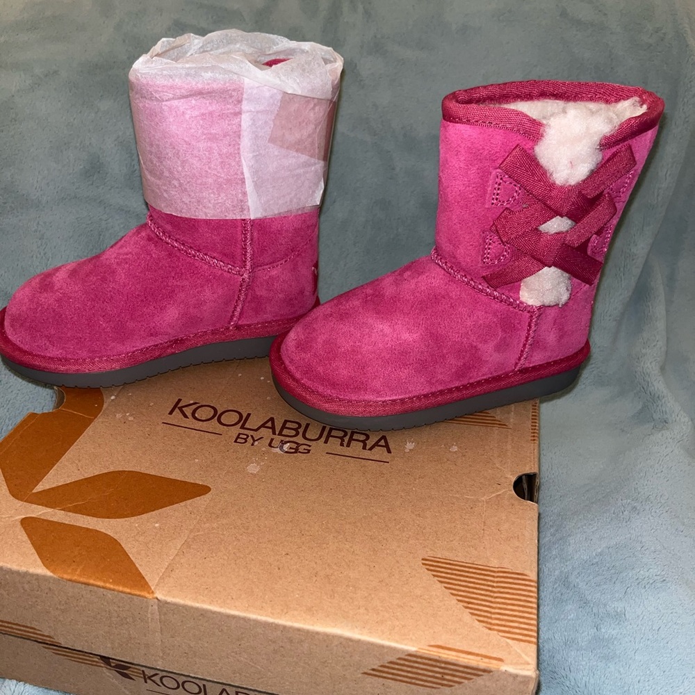 Hot Pink Koolaburra by Ugg Boots for Kids